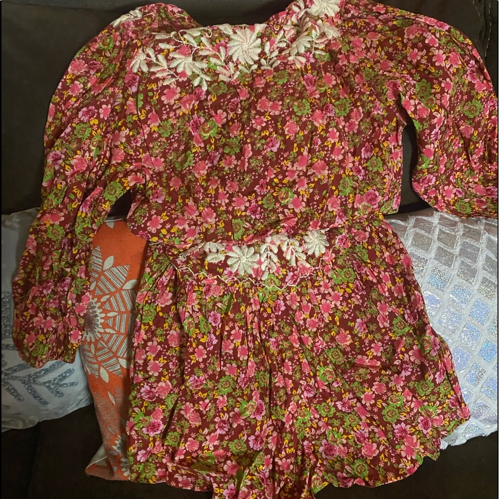 Secret Garden Two-Piece Set skirt and blouse
